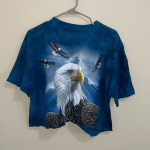 Cropped Eagle Tshirt Large